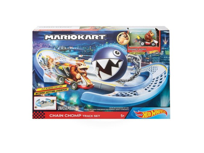 mattel hot wheels mariokart chain chomp