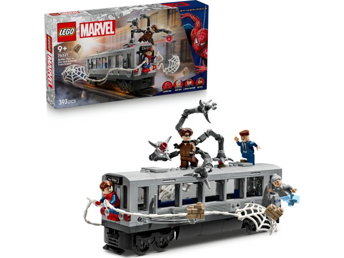 LEGO® ǀ Marvel 76321 Spider-Man vs. Doc Ock: Scéna v metru