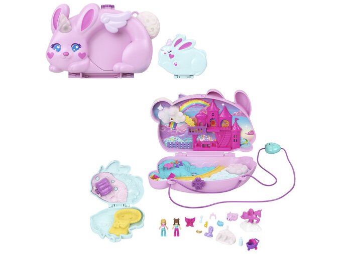 mattel polly pocket 2 v 1 bunny fun 2