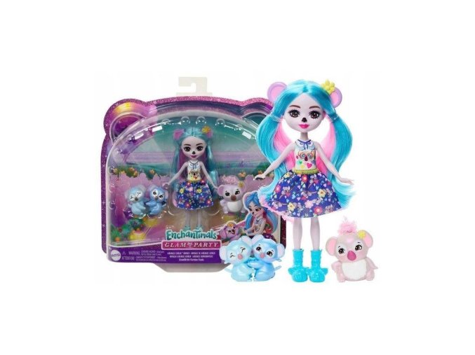 mattel enchantimals glam party panenka karalee koala hxt08 1