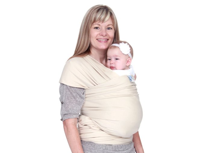 Moby Wrap elastický šátek organic béžový