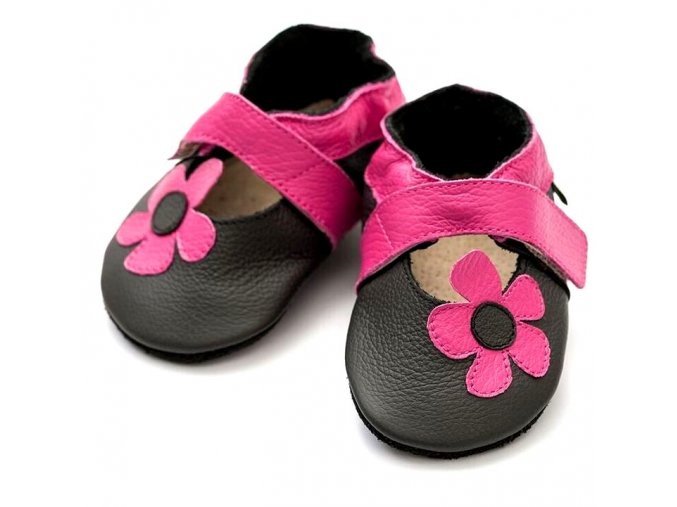 Liliputi kožené capáčky sandálky Kalahari Hawaii růžové