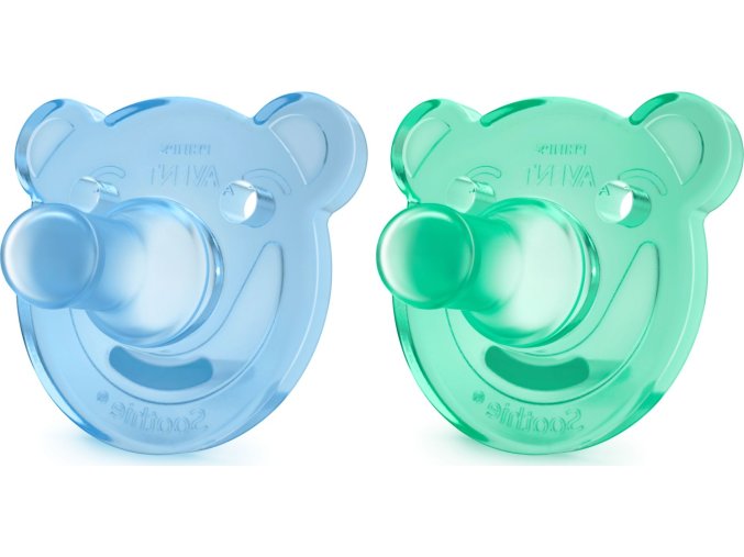 Šidítko Soothie 0-3m. chlapec, 2 ks
