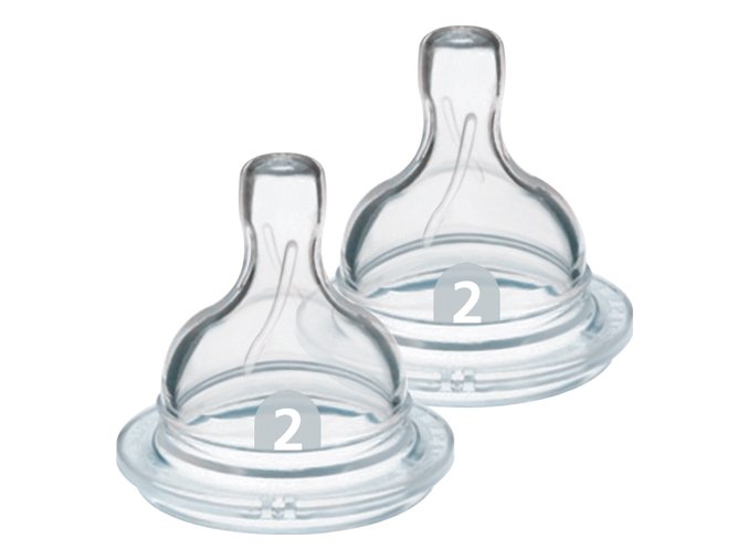 Dudlík Classic+ 2 otvory 2 ks