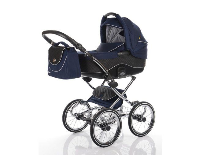 Kočárek Classic Black/Navy Petite&Mars
