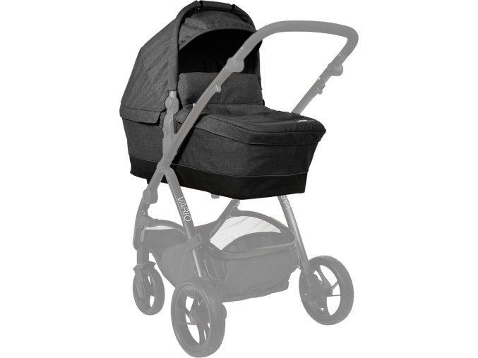 Korba-Vanička ke kočárku Vario Black Melange Petite&Mars 2018