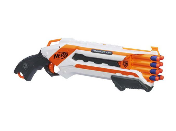 NERF Elite rough cut pistole střílí 2 šipky najednou