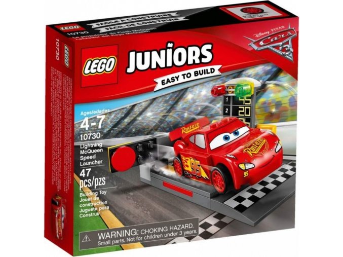 LEGO® Juniors 10730 Vystřelovač Bleska McQueena