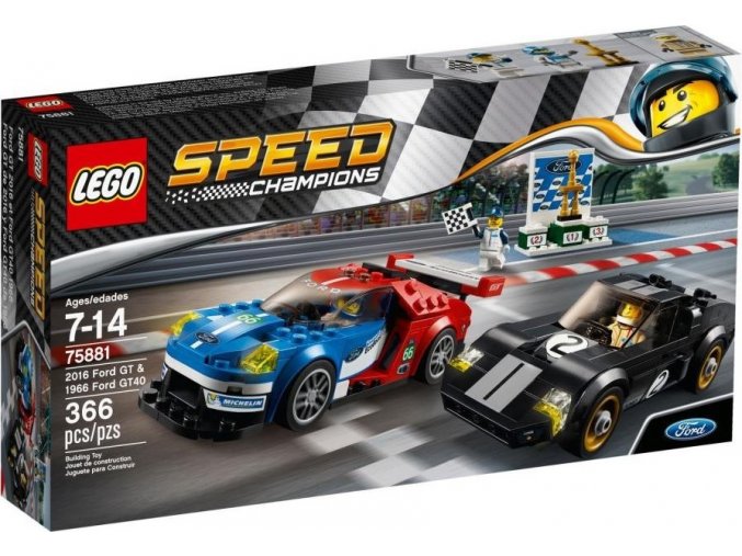 LEGO® Speed Champions 75881 2016 Ford GT & 1966 Ford GT40