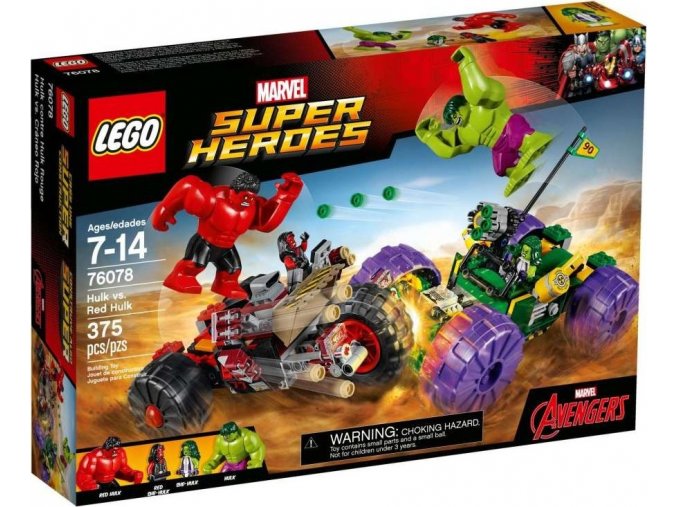 LEGO® Super Heroes 76078 Hulk vs. Červený Hulk