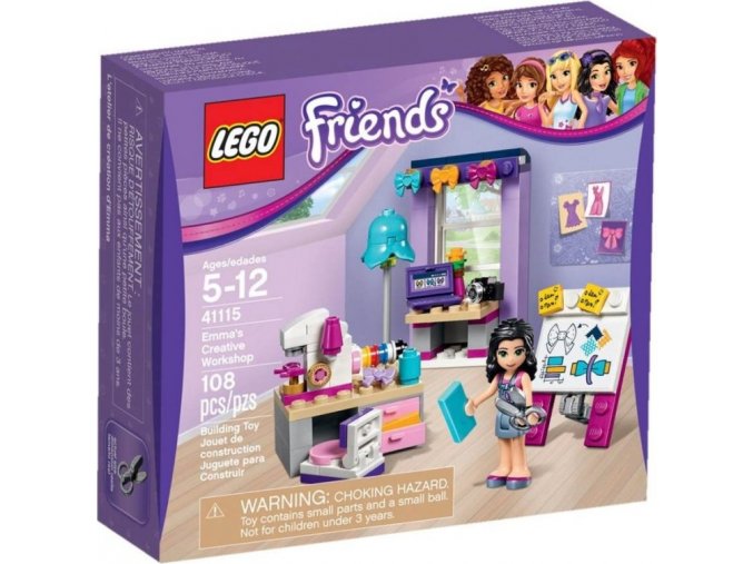 LEGO® Friends 41115 Emma a její tvůrčí dílna
