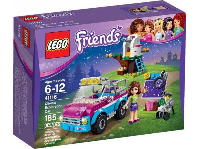 LEGO® Friends 41116 Olivie a její průzkumné auto