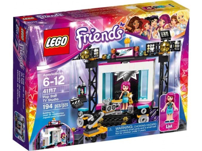 LEGO® Friends 41117 TV Studio s popovou hvězdou