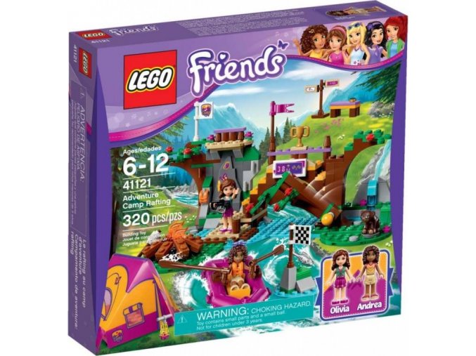 LEGO® Friends 41121 Dobrodružný tábor - jízda na divoké vodě