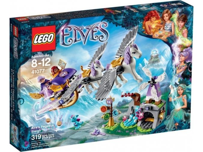 LEGO® Elves 41077 Aira a saně tažené Pegasy