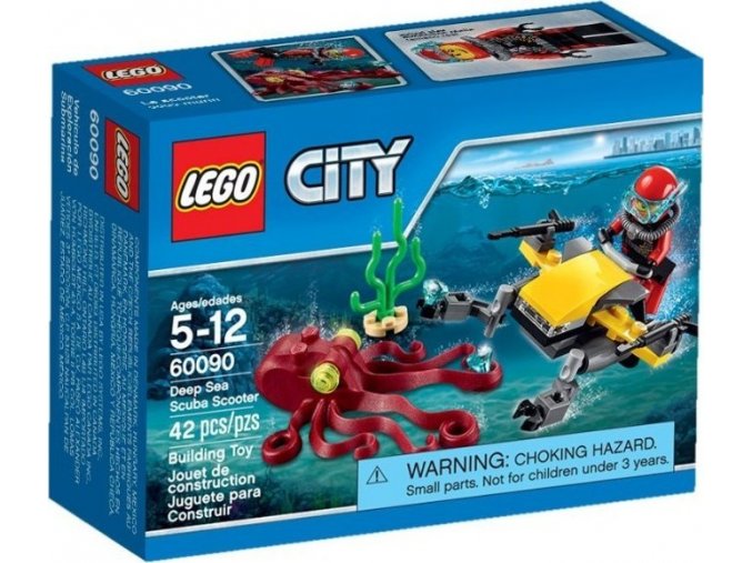 LEGO® City 60090 Potápěčský hlubinný skútr