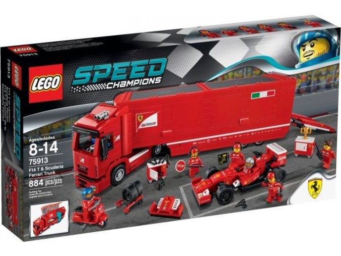 LEGO® Speed Champions 75913 Kamión pro vůz F14 T týmu Scuderia Ferrari