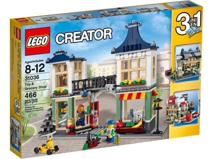 LEGO® Creator 31036 Obchod s hračkami a potravinami