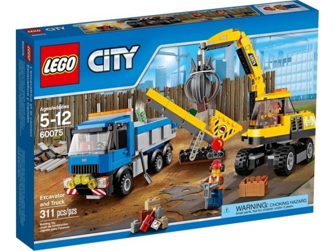 LEGO® City 60075 Bagr a náklaďák