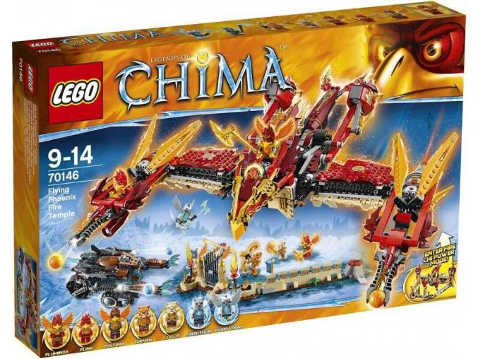 LEGO® Chima 70146 Létající ohnivý chrám Fénix