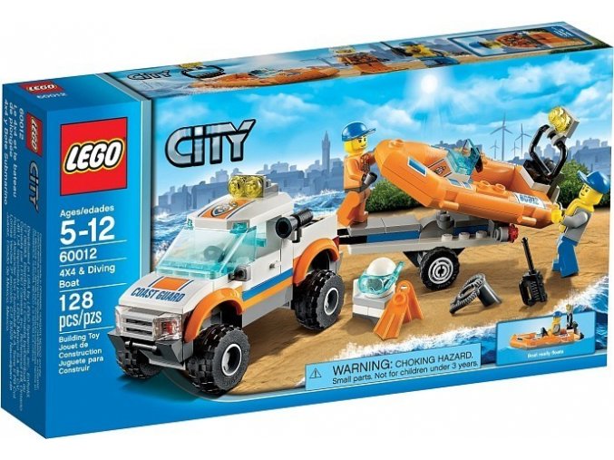 LEGO® City 60012 Džíp 4x4 a potápěčský člun