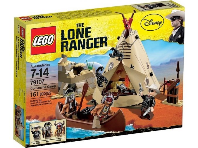 LEGO® The Lone Ranger 79107 Tábor komančů