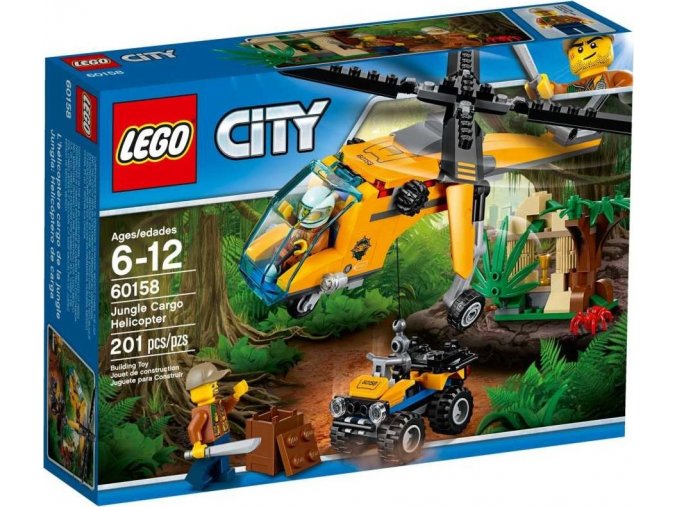 LEGO® City 60158 Nákladní helikoptéra do džungle