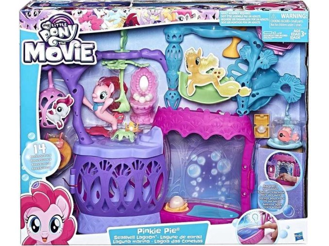 My Little Pony Svítící podmořský hrací set s bublifukem