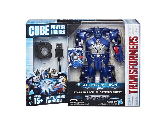 Transformers Poslední rytíř Interaktivní figurka s Prajiskrou Optimus Prime