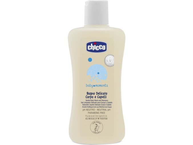 Šampon na tělo a vlasy jemný, 200 ml