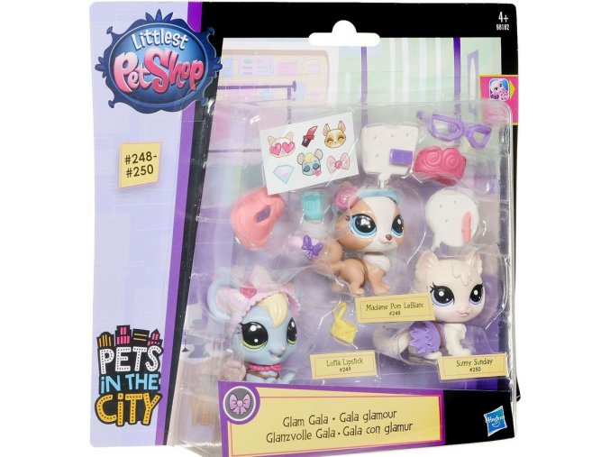 Littlest Pet Shop ZVÍŘÁTKO S DOPLŇKEM 248-250