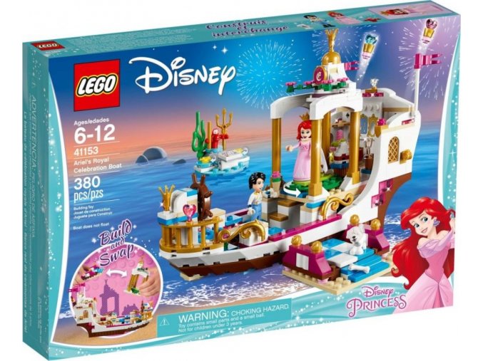 LEGO® Disney Princess 41153 Arielin královský člun na oslavy