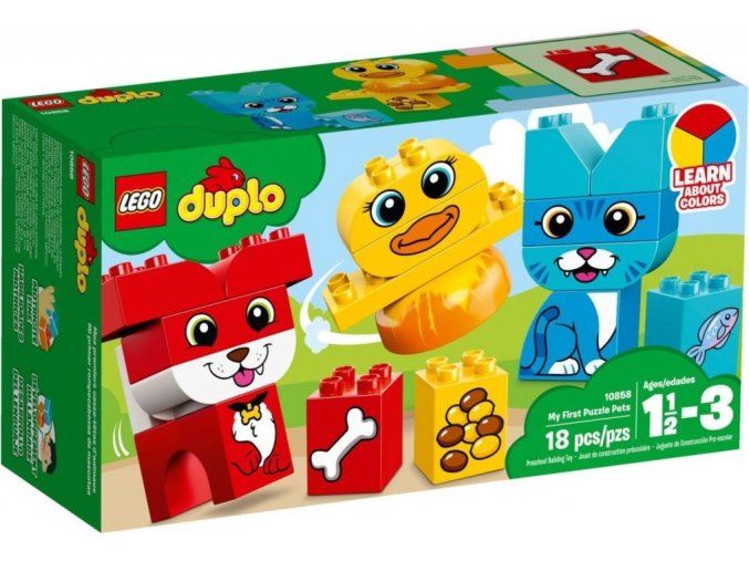 LEGO® DUPLO® My First 10858 Moji první skládací mazlíčci