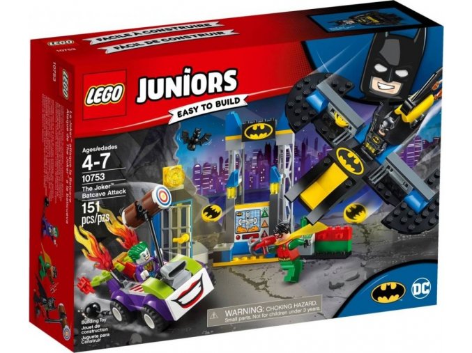 LEGO® Juniors 10753 Joker™ útočí na Batcave