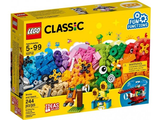 LEGO® Classic 10712 Kostky a ozubená kolečka