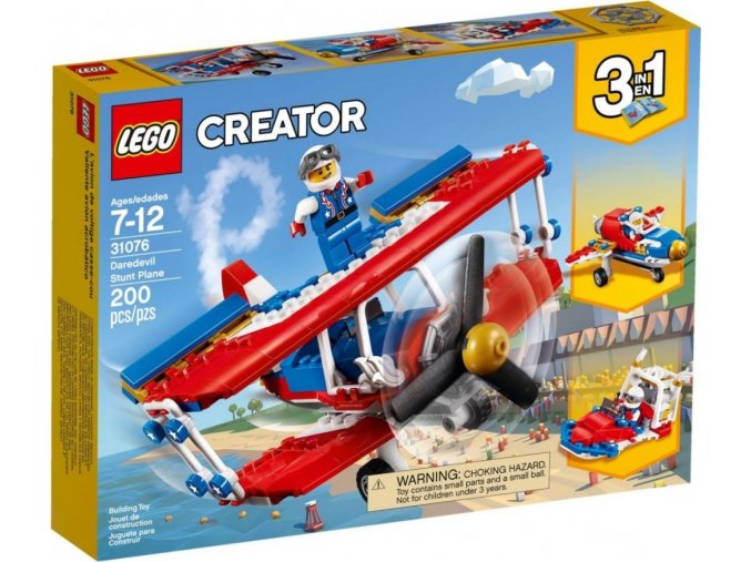 LEGO® Creator 31076 Odvážné kaskadérské letadlo