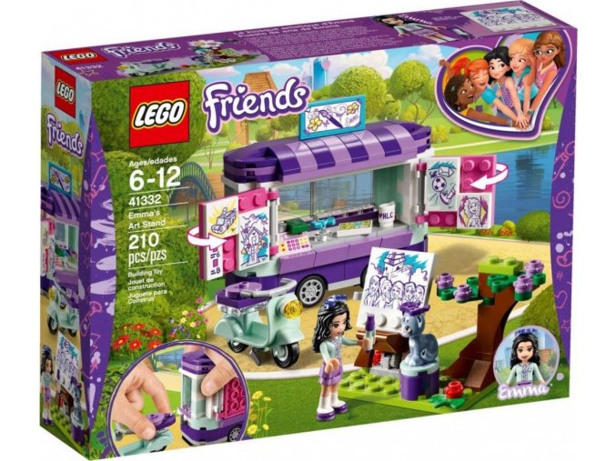 LEGO® Friends 41332 Emma a umělecký stojan