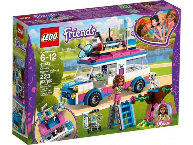 LEGO® Friends 41333 Olivia a její speciální vozidlo