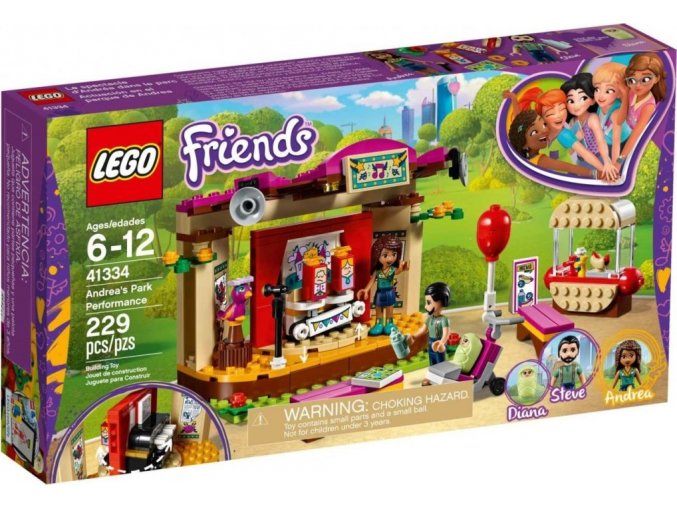 LEGO® Friends 41334 Andrea a její vystoupení v parku