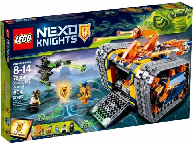 LEGO® Nexo Knights 72006 Axlův arzenál na kolečkách