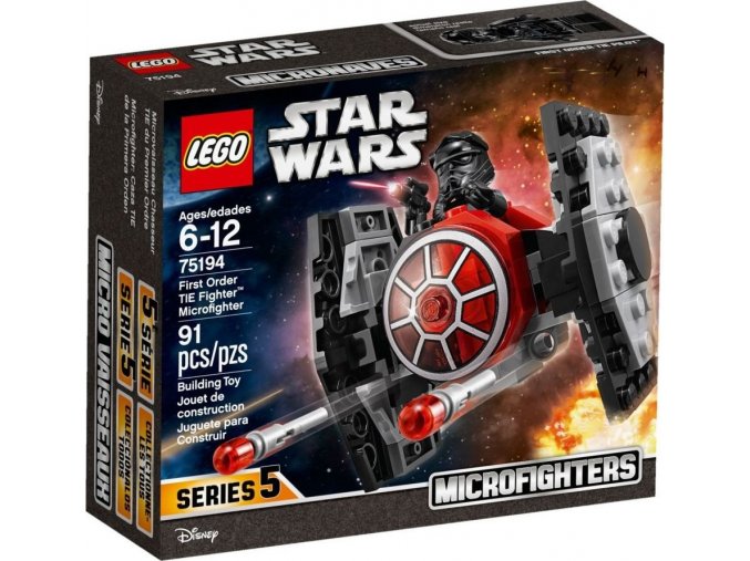 LEGO® Star Wars TM 75194 Mikrostíhačka Prvního řádu TIE Fighter™