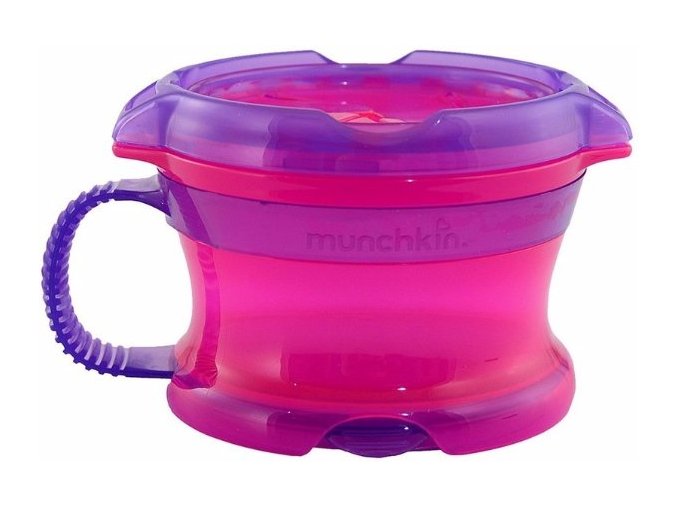 munchkin click lock snack catch svacinovy hrnecek ruzovy