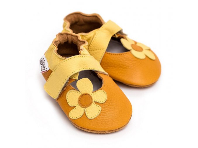 LLPT848 capacky liliputi sandalky liliputi sunflower kozene capacky boty pro deti backurky