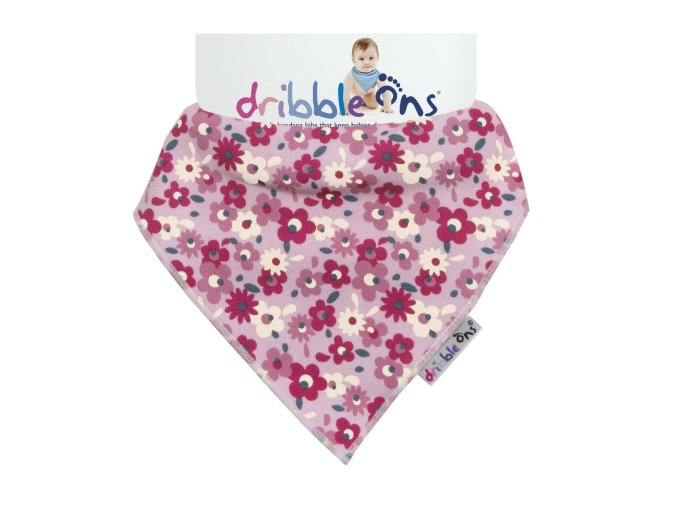 Dribble Ons Designer Floral Ditsy