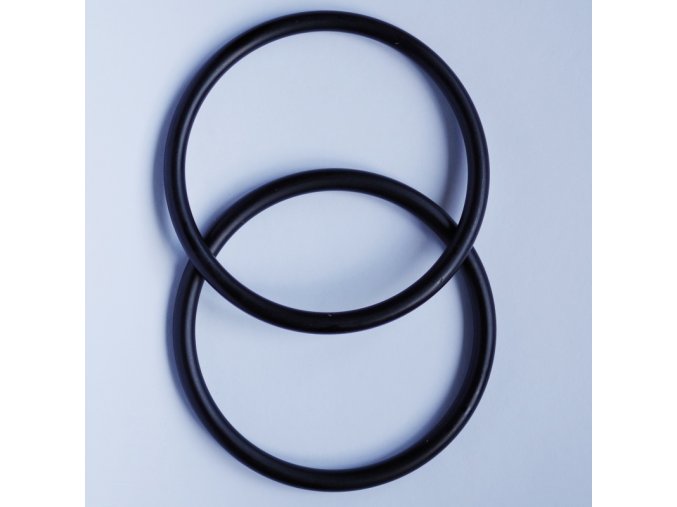 Ring Sling kroužky černé Velikost RS: L - pár
