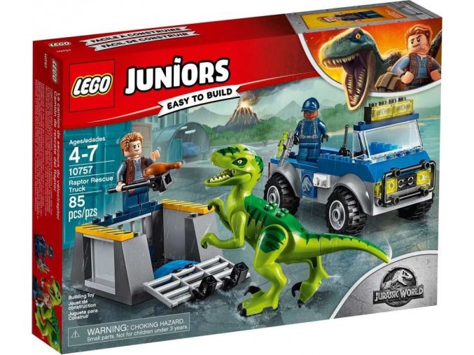 LEGO® Juniors 10757 Vozidlo pro záchranu Raptora