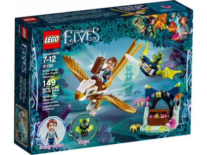 LEGO® Elves 41190 Emily Jonesová a únik na orlovi