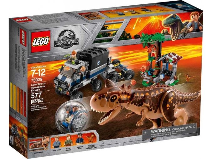 LEGO® Jurassic World 75929 Útěk Carnotaura z Gyrosféry
