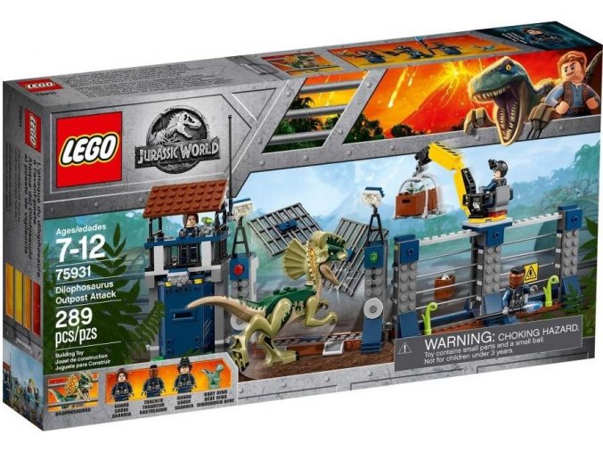 LEGO® Jurassic World 75931 Útok Dilophosaura na hlídku