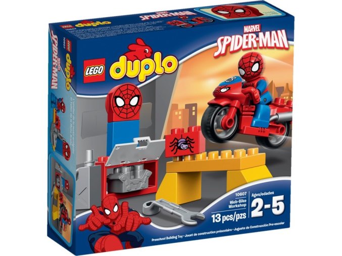 Lego Duplo 10607 Spidermanova dilna s motorkou